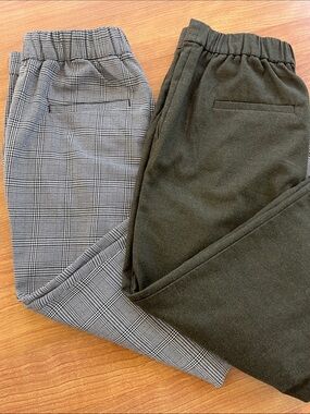 Anne Taylor Loft two pairs pull on work trousers